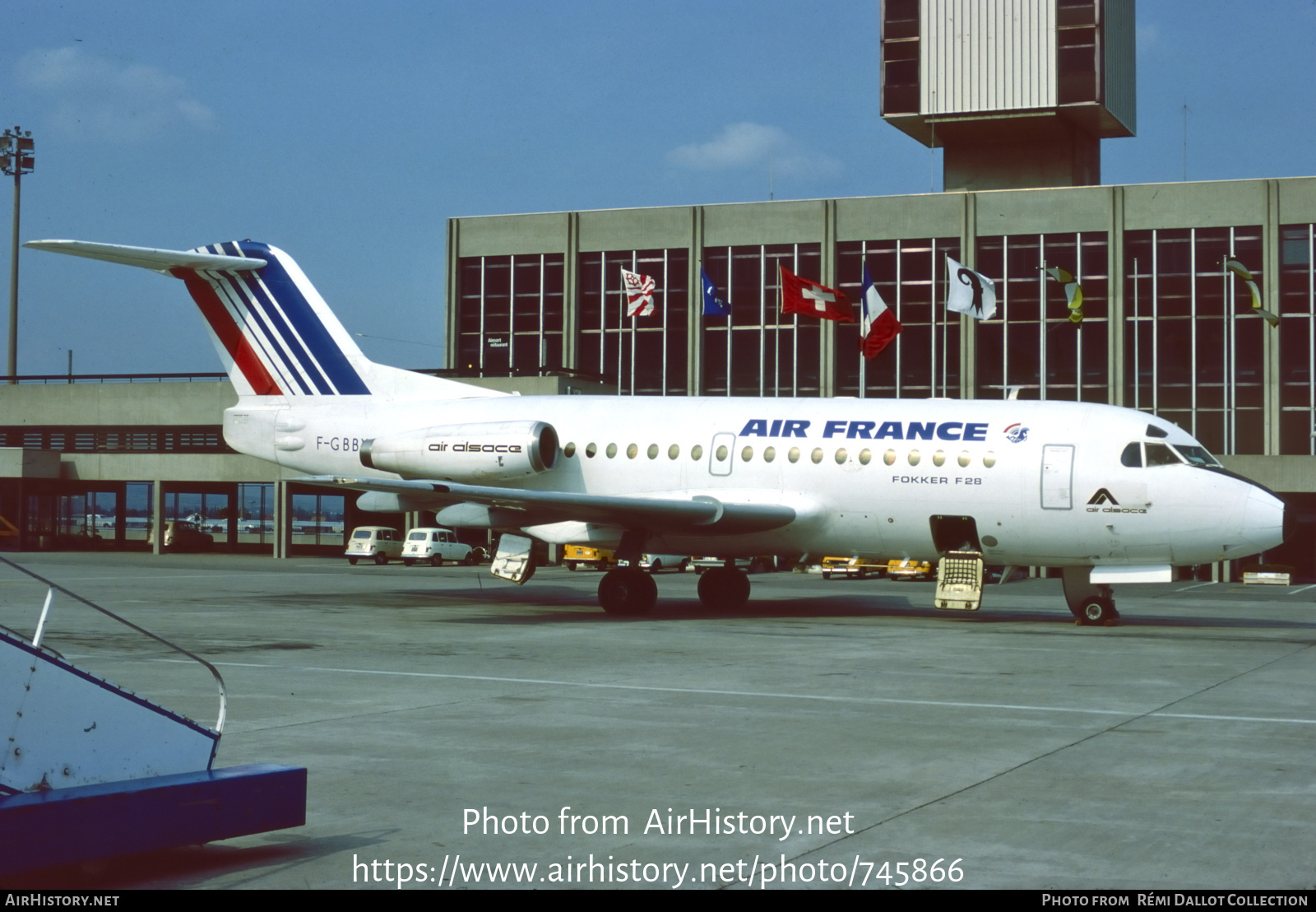 Aircraft Photo of F-GBBX | Fokker F28-1000 Fellowship | Air France | AirHistory.net #745866