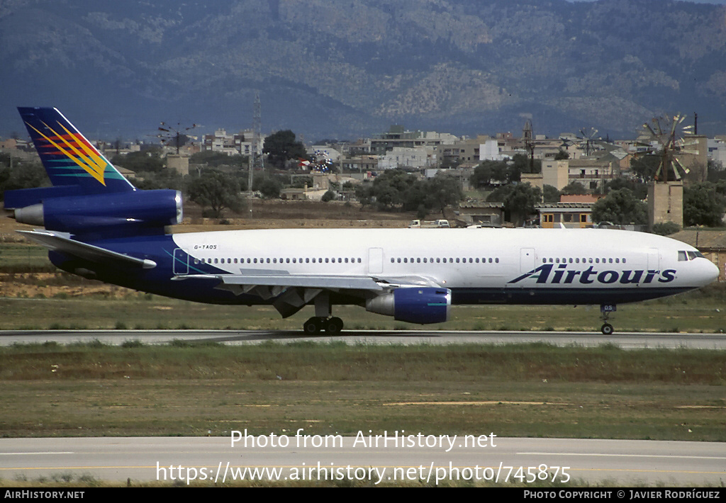 Aircraft Photo of G-TAOS | McDonnell Douglas DC-10-10 | Airtours International | AirHistory.net #745875