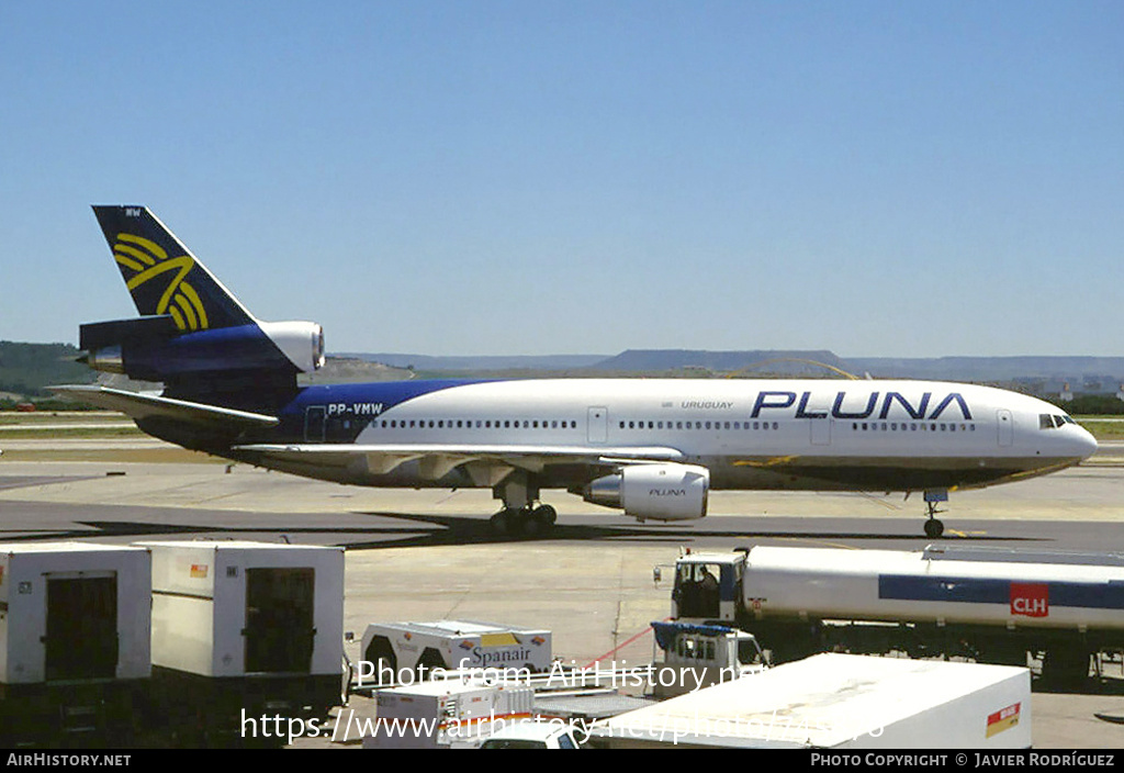 Aircraft Photo of PP-VMW | McDonnell Douglas DC-10-30 | PLUNA Líneas Aéreas Uruguayas | AirHistory.net #745876