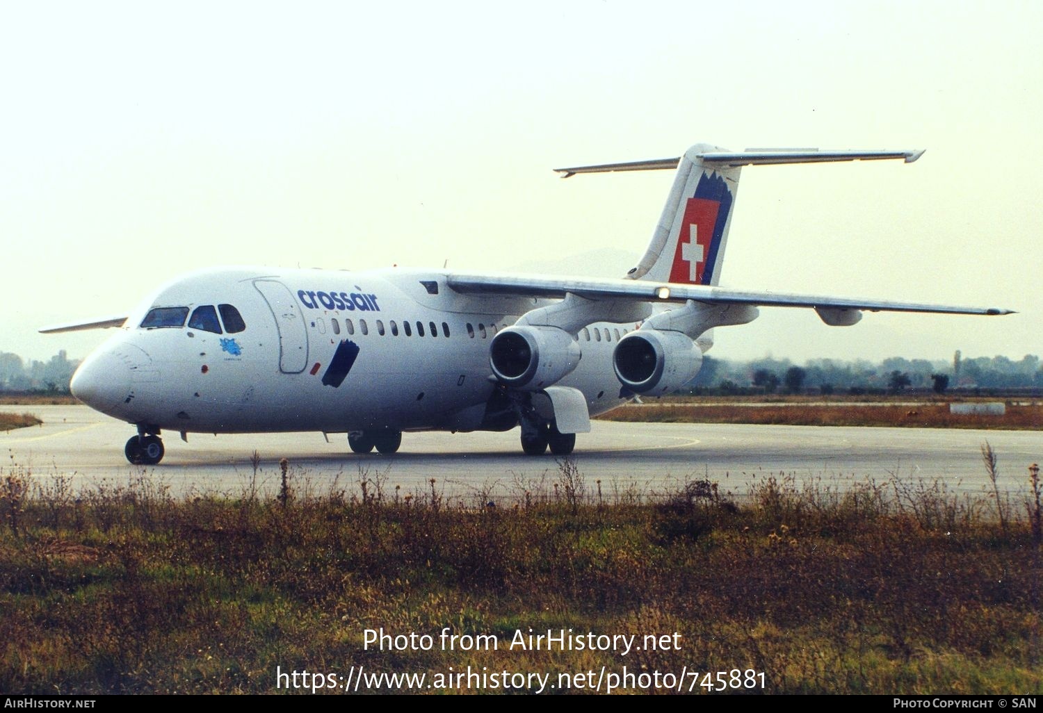 Aircraft Photo of HB-IXR | British Aerospace Avro 146-RJ100 | Crossair | AirHistory.net #745881