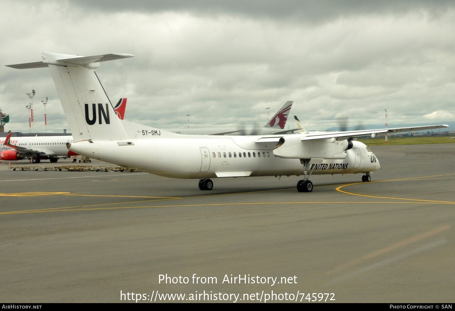 Aircraft Photo of 5Y-SMJ | Bombardier DHC-8-402 Dash 8 | United Nations | AirHistory.net #745972