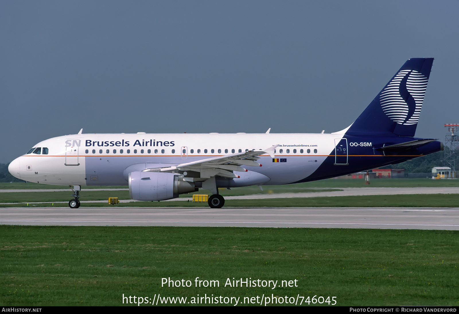 Aircraft Photo of OO-SSM | Airbus A319-112 | SN Brussels Airlines | AirHistory.net #746045