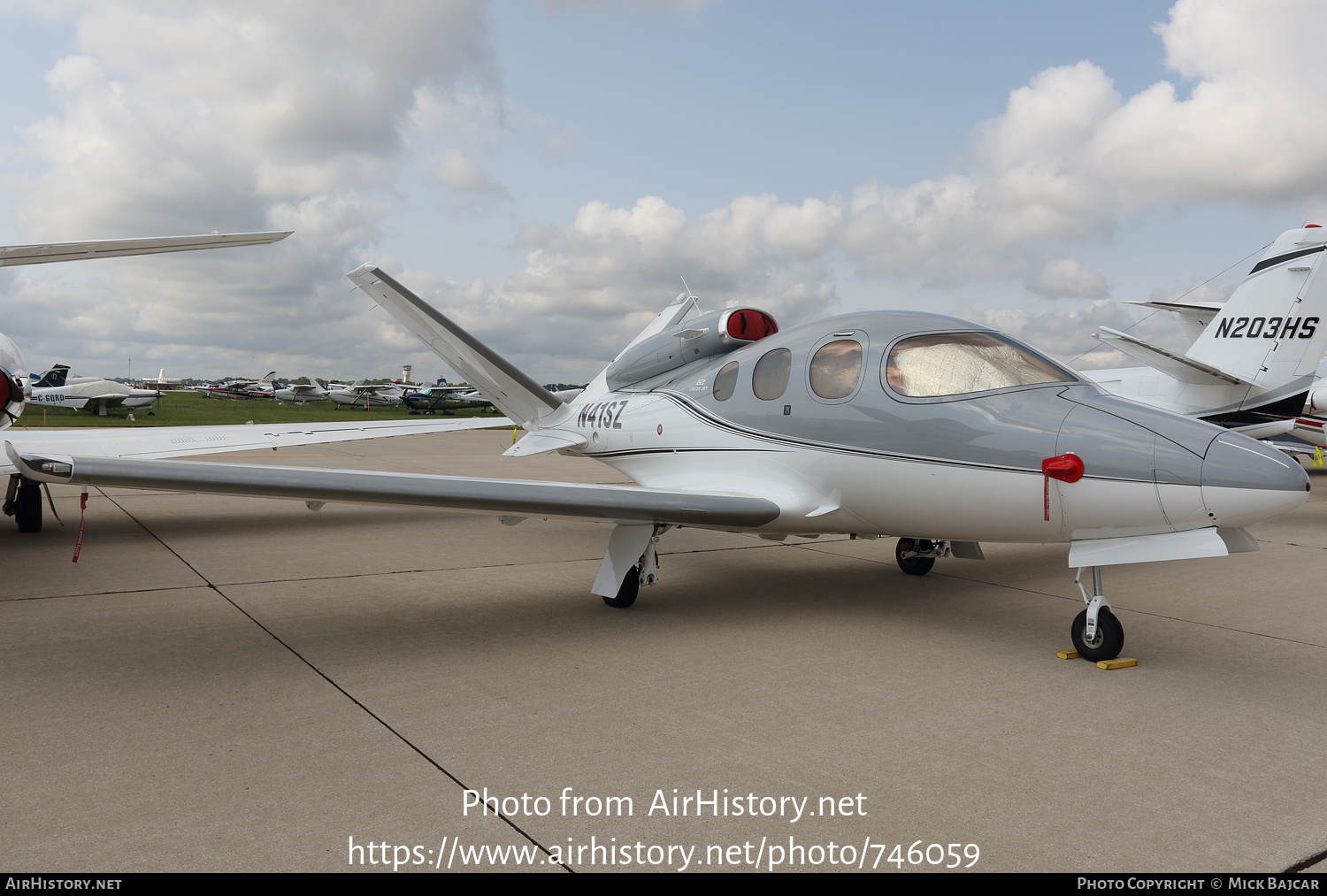 Aircraft Photo of N41SZ | Cirrus SF-50 Vision G2 | AirHistory.net #746059