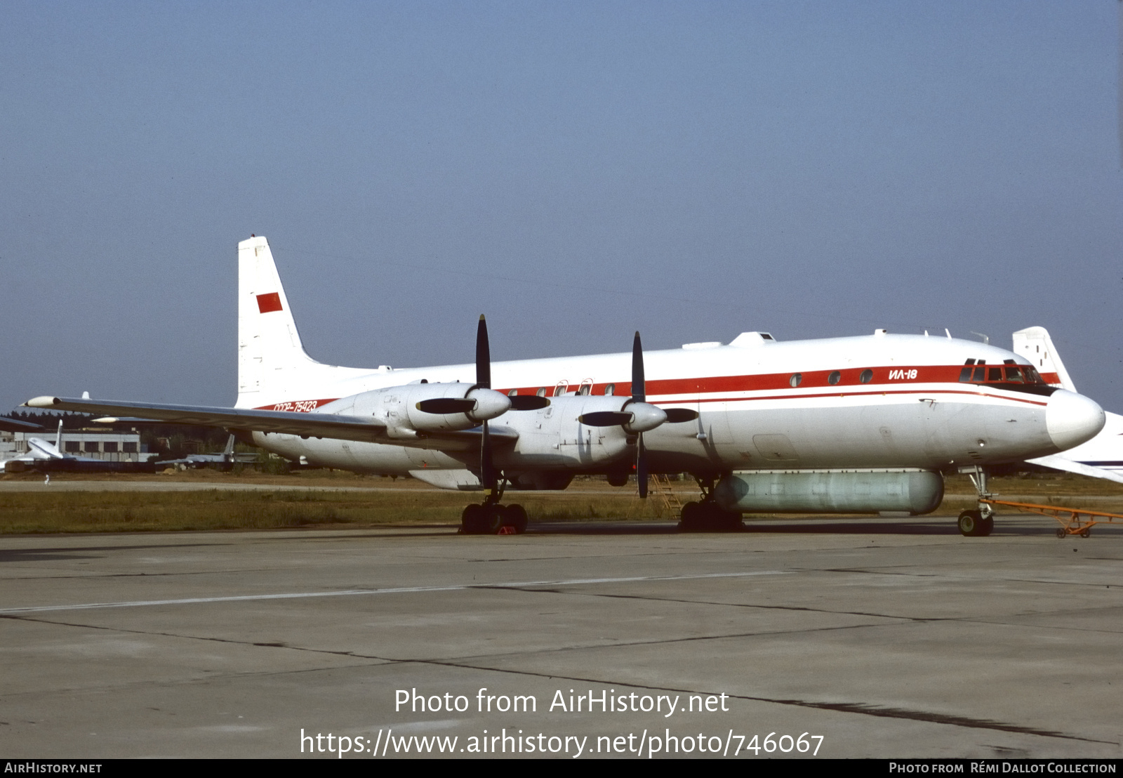 Aircraft Photo of CCCP-75423 | Ilyushin Il-18V | IRS Aero | AirHistory.net #746067