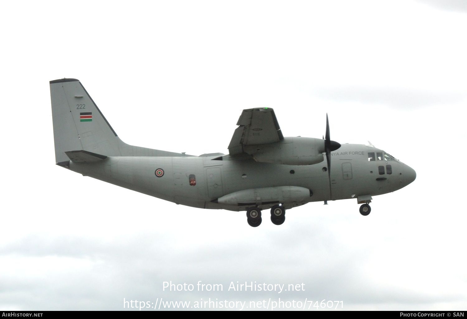 Aircraft Photo of 222 | Alenia C-27J Spartan | Kenya - Air Force | AirHistory.net #746071