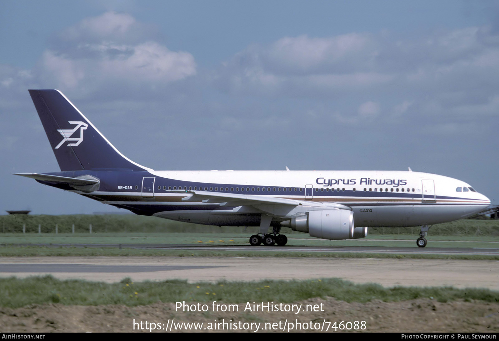 Aircraft Photo of 5B-DAR | Airbus A310-203 | Cyprus Airways | AirHistory.net #746088