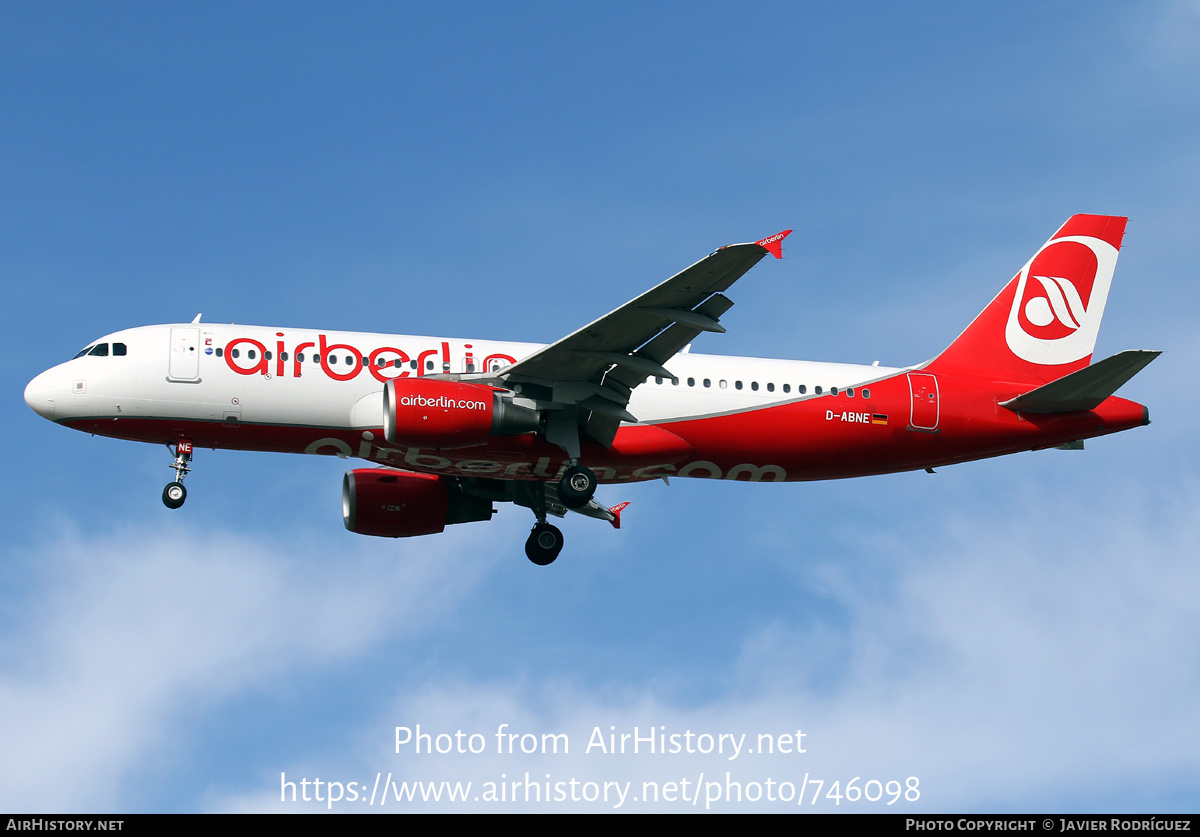 Aircraft Photo of D-ABNE | Airbus A320-214 | Air Berlin | AirHistory.net #746098