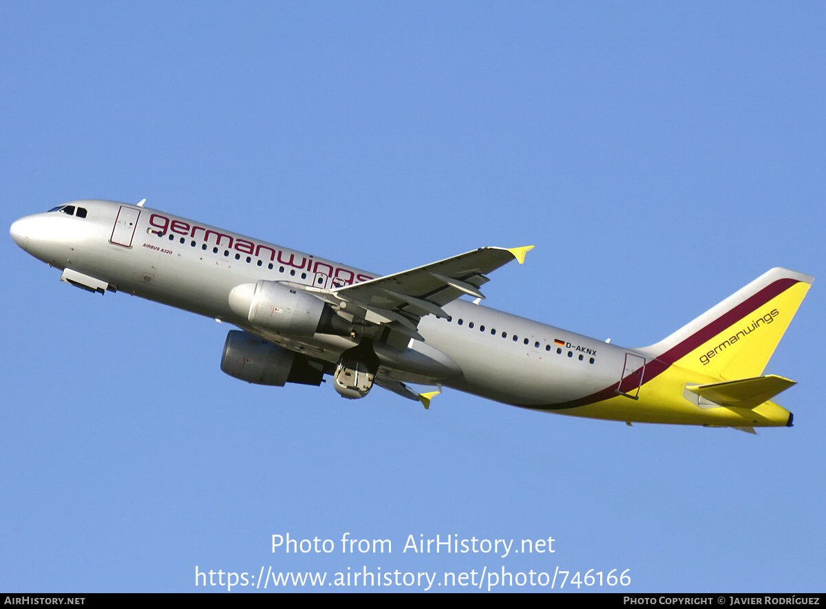 Aircraft Photo of D-AKNX | Airbus A320-212 | Germanwings | AirHistory.net #746166