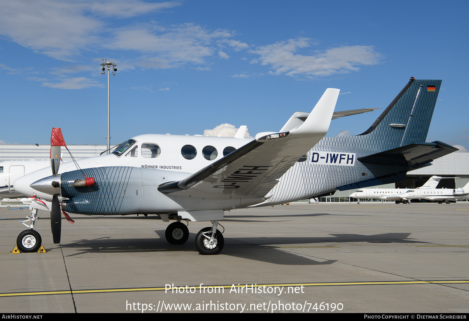 Aircraft Photo of D-IWFH | Hawker Beechcraft C90GTi King Air | Wöhner Industries | AirHistory.net #746190