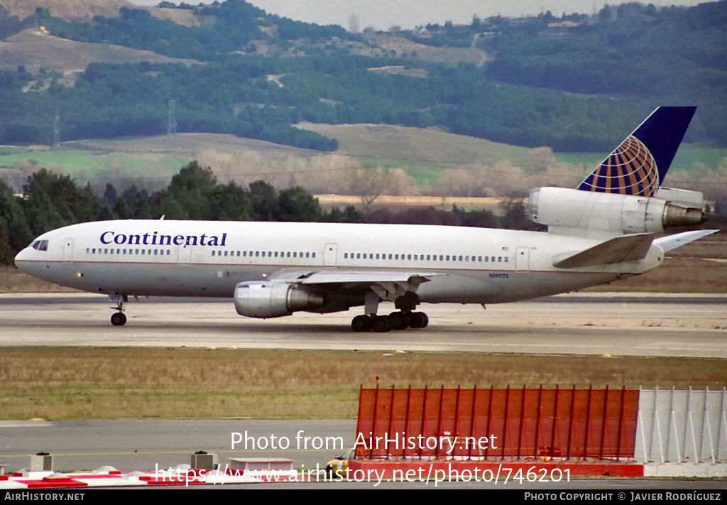 Aircraft Photo of N19072 | McDonnell Douglas DC-10-30 | Continental Airlines | AirHistory.net #746201