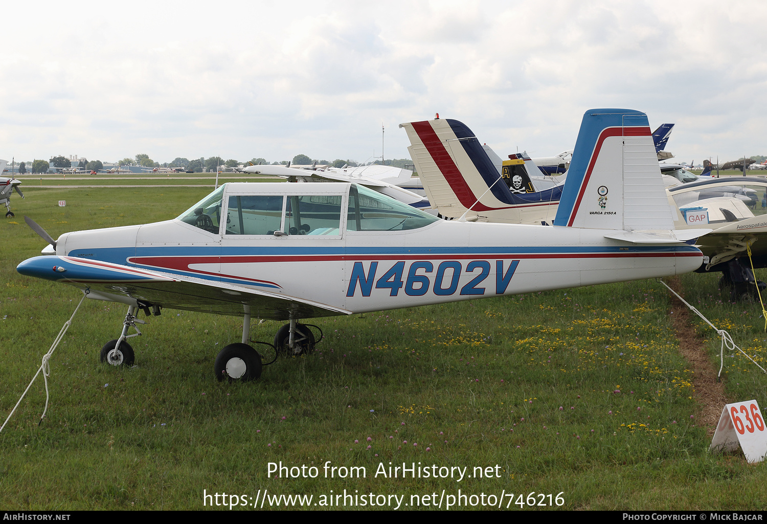 Aircraft Photo of N4602V | Varga 2150A Kachina | AirHistory.net #746216