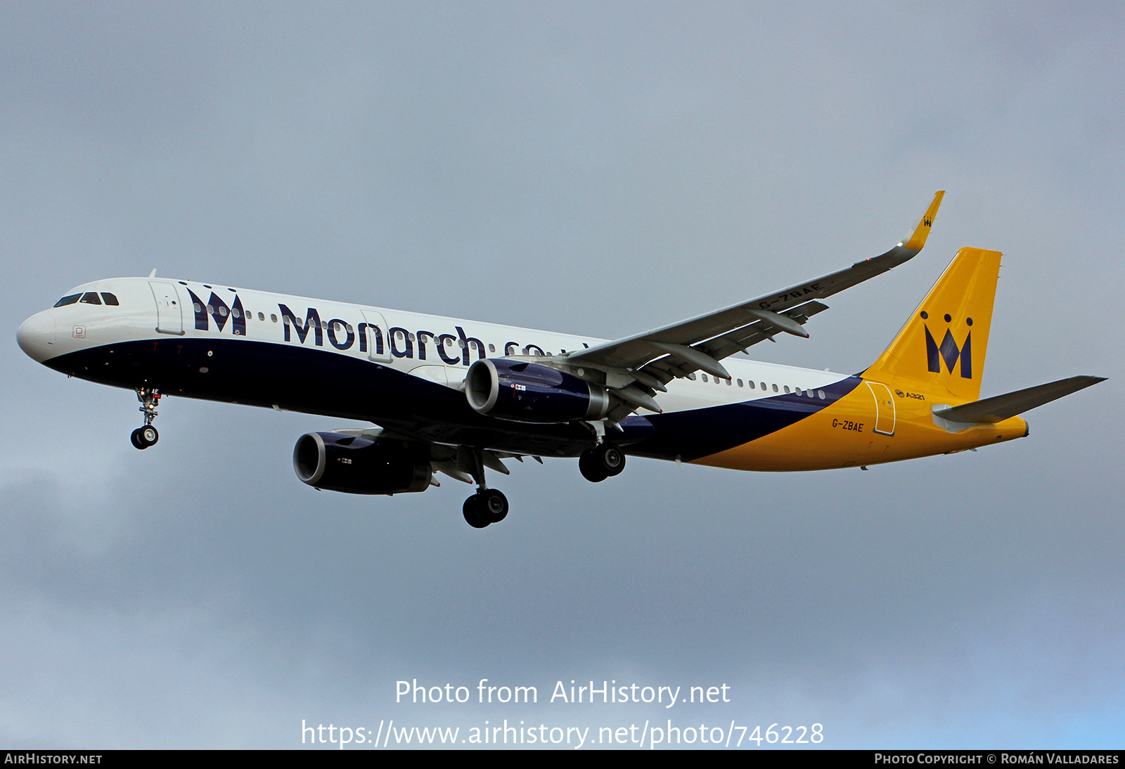 Aircraft Photo of G-ZBAE | Airbus A321-231 | Monarch Airlines | AirHistory.net #746228