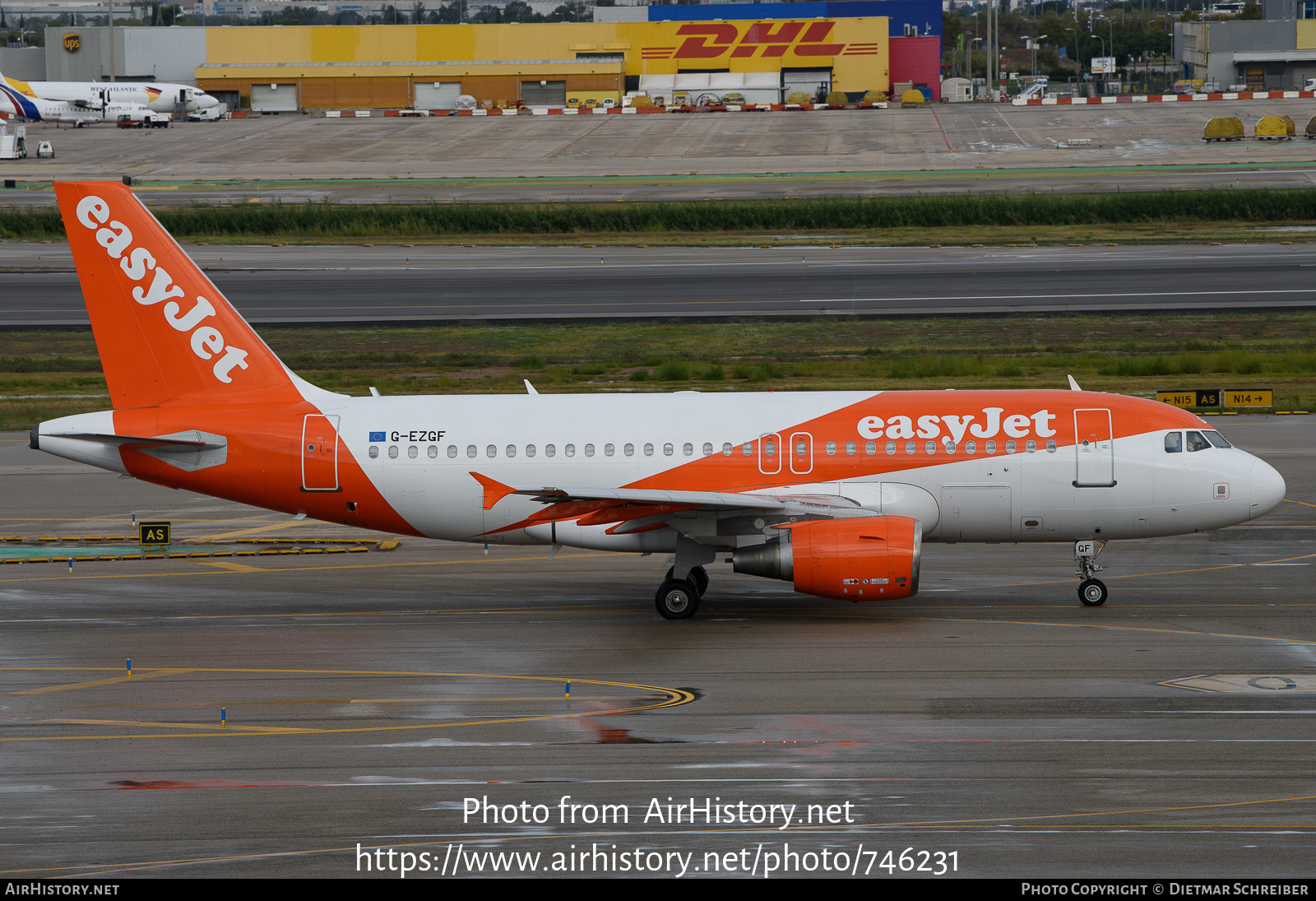 Aircraft Photo of G-EZGF | Airbus A319-111 | EasyJet | AirHistory.net #746231