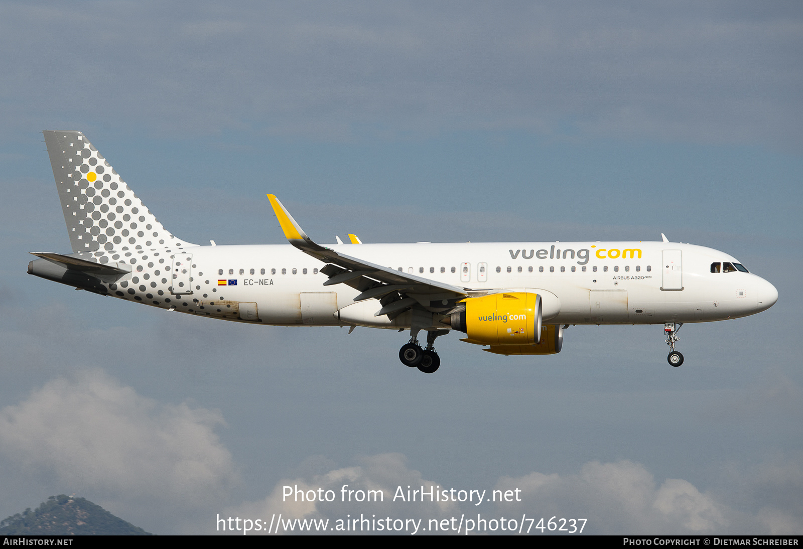 Aircraft Photo of EC-NEA | Airbus A320-271N | Vueling Airlines | AirHistory.net #746237