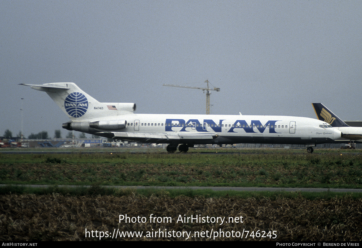 Aircraft Photo of N4740 | Boeing 727-235 | Pan American World Airways - Pan Am | AirHistory.net #746245