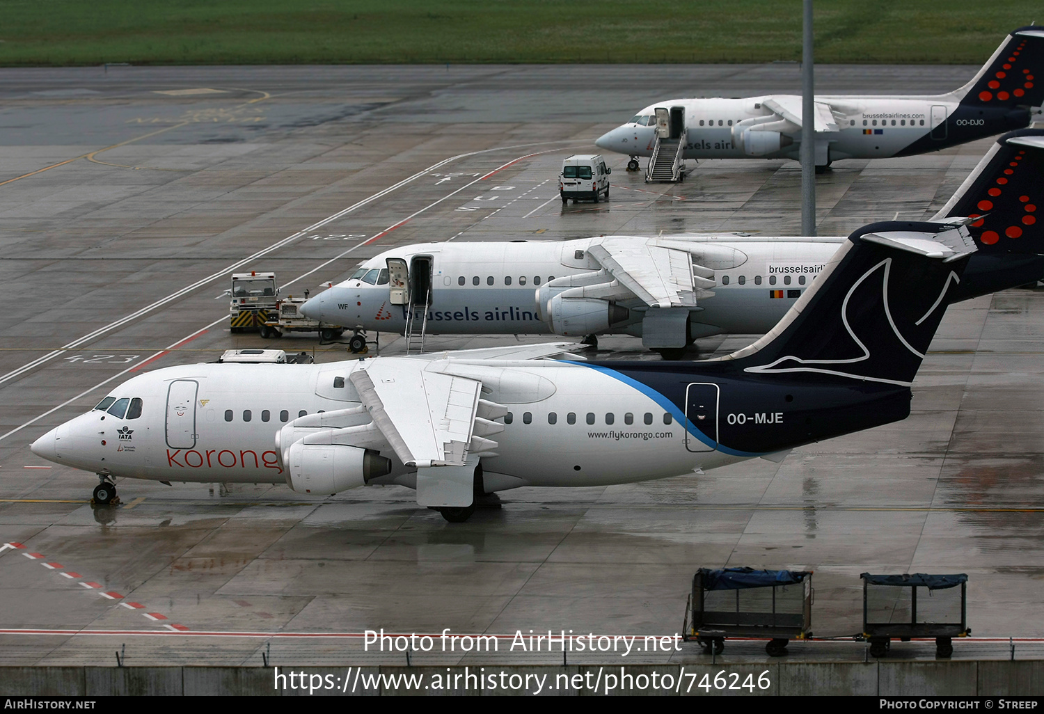 Aircraft Photo of OO-MJE | British Aerospace BAe-146-200 | Korongo Airlines | AirHistory.net #746246