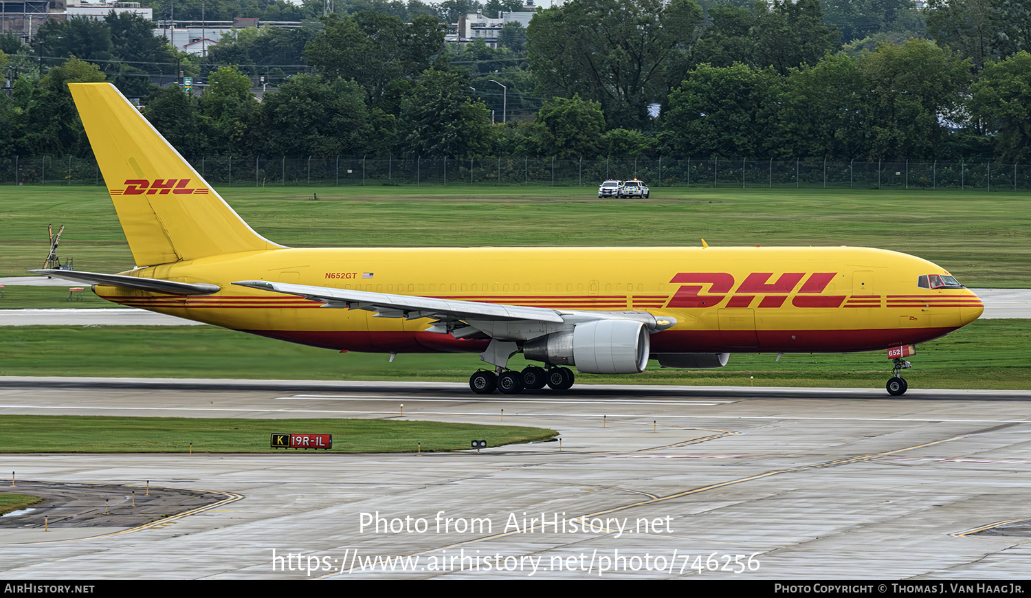 Aircraft Photo of N652GT | Boeing 767-231 (BDSF) | DHL International | AirHistory.net #746256