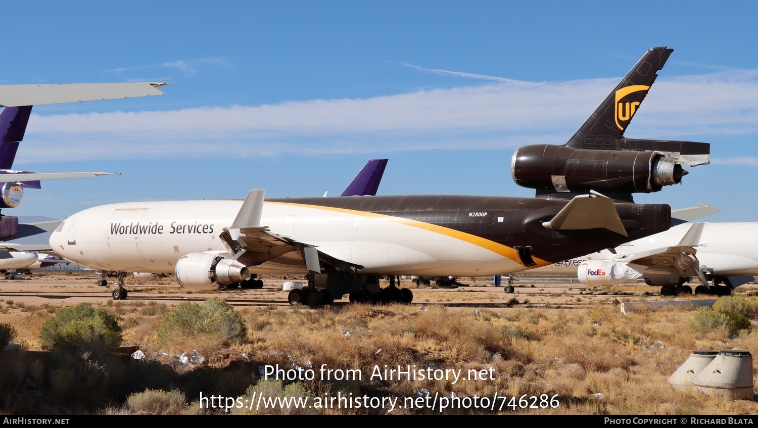 Aircraft Photo of N280UP | McDonnell Douglas MD-11CF | United Parcel Service - UPS | AirHistory.net #746286