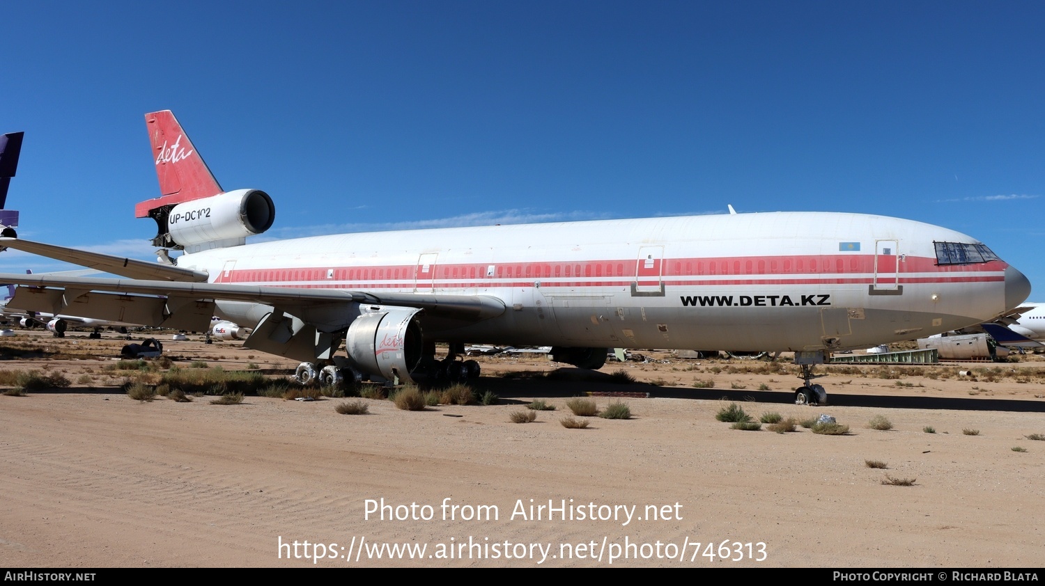 Aircraft Photo of UP-DC102 | McDonnell Douglas DC-10-40 | Deta Air | AirHistory.net #746313