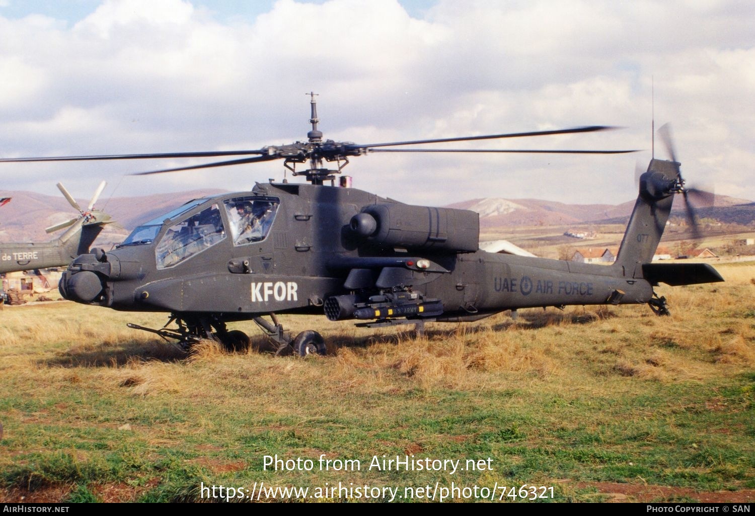 Aircraft Photo of 077 | Hughes AH-64A Apache | United Arab Emirates - Air Force | AirHistory.net #746321