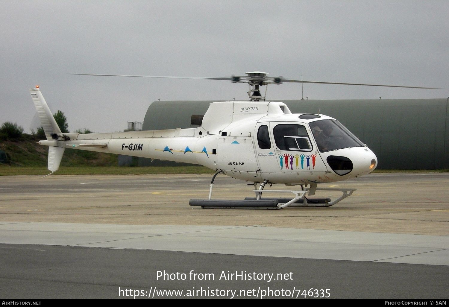 Aircraft Photo of F-GJIM | Aerospatiale AS-350BA Ecureuil | Heliocean Helicopters | AirHistory.net #746335