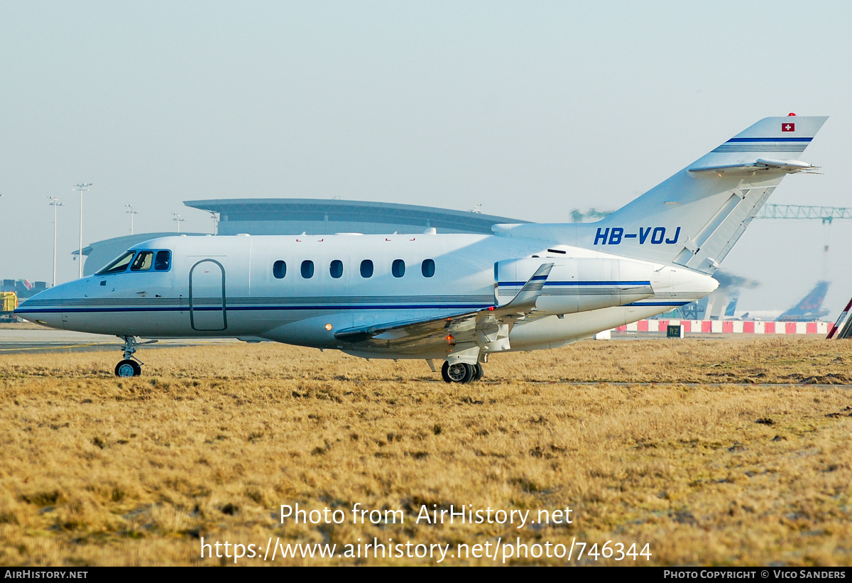 Aircraft Photo of HB-VOJ | Raytheon Hawker 850XPi | AirHistory.net #746344