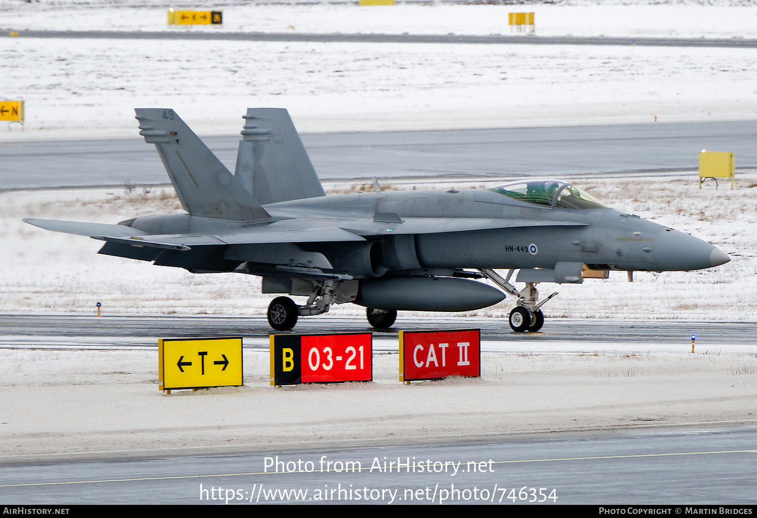 Aircraft Photo of HN-449 | McDonnell Douglas F/A-18C Hornet | Finland - Air Force | AirHistory.net #746354