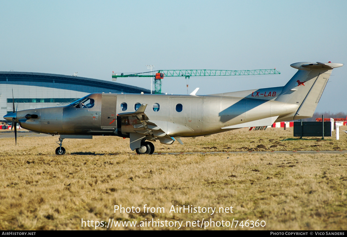 Aircraft Photo of LX-LAB | Pilatus PC-12/45 | AirHistory.net #746360