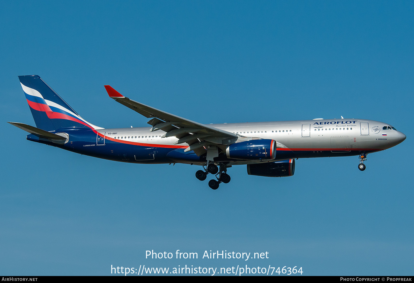 Aircraft Photo of VQ-BBF | Airbus A330-243 | Aeroflot - Russian Airlines | AirHistory.net #746364