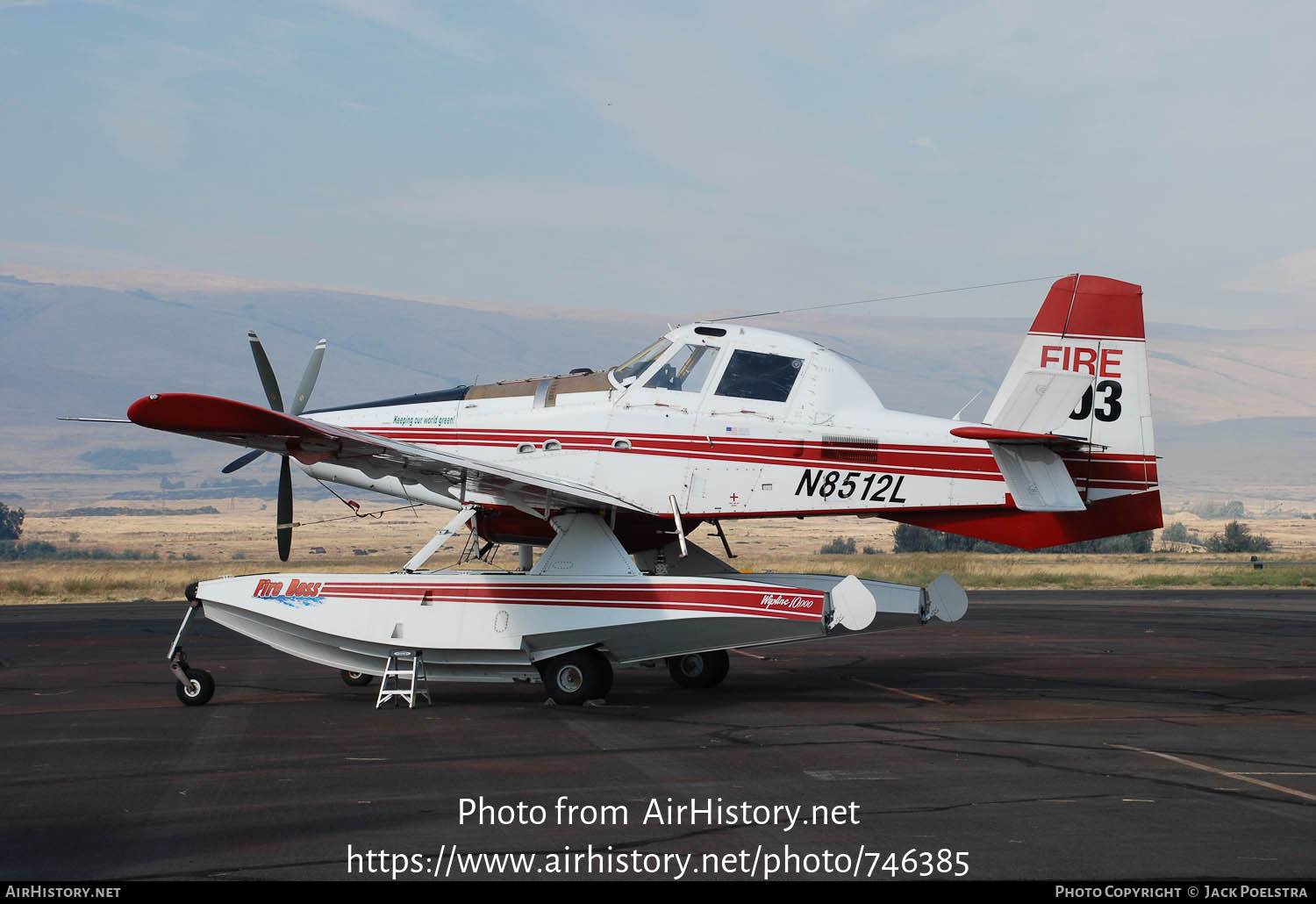 Aircraft Photo of N8512L | Air Tractor AT-802F Fire Boss (AT-802A) | AirHistory.net #746385