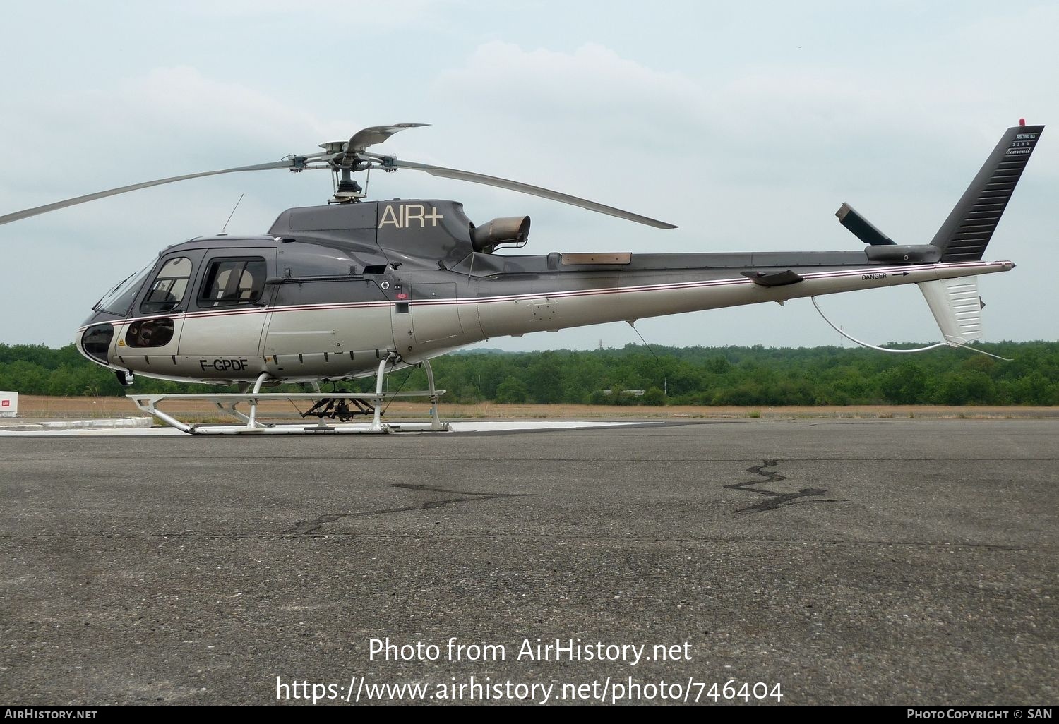 Aircraft Photo of F-GPDF | Eurocopter AS-350B-3 Ecureuil | Air+ Hélicoptères | AirHistory.net #746404