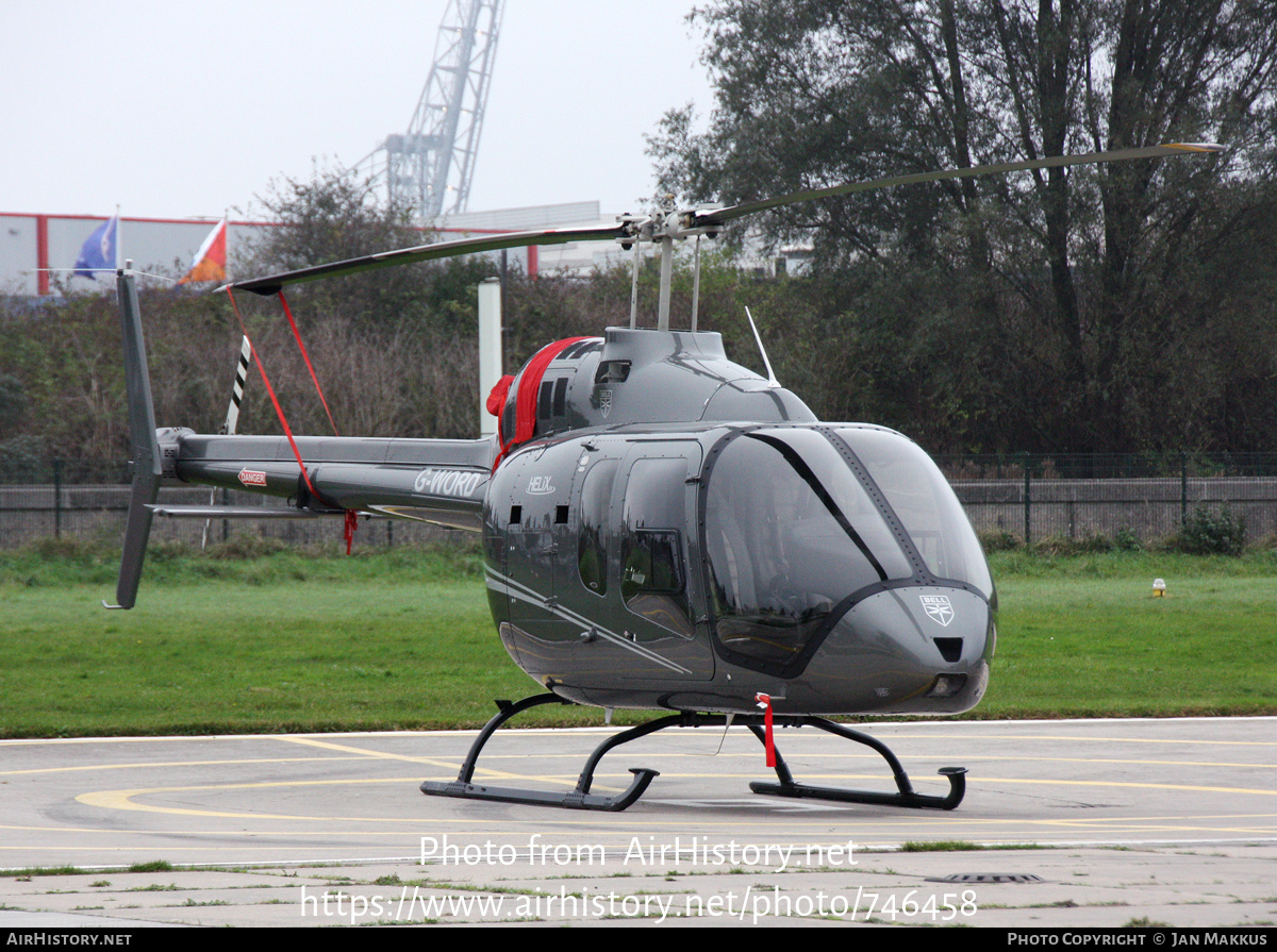 Aircraft Photo of G-WORD | Bell 505 JetRanger X | HelixAv | AirHistory.net #746458