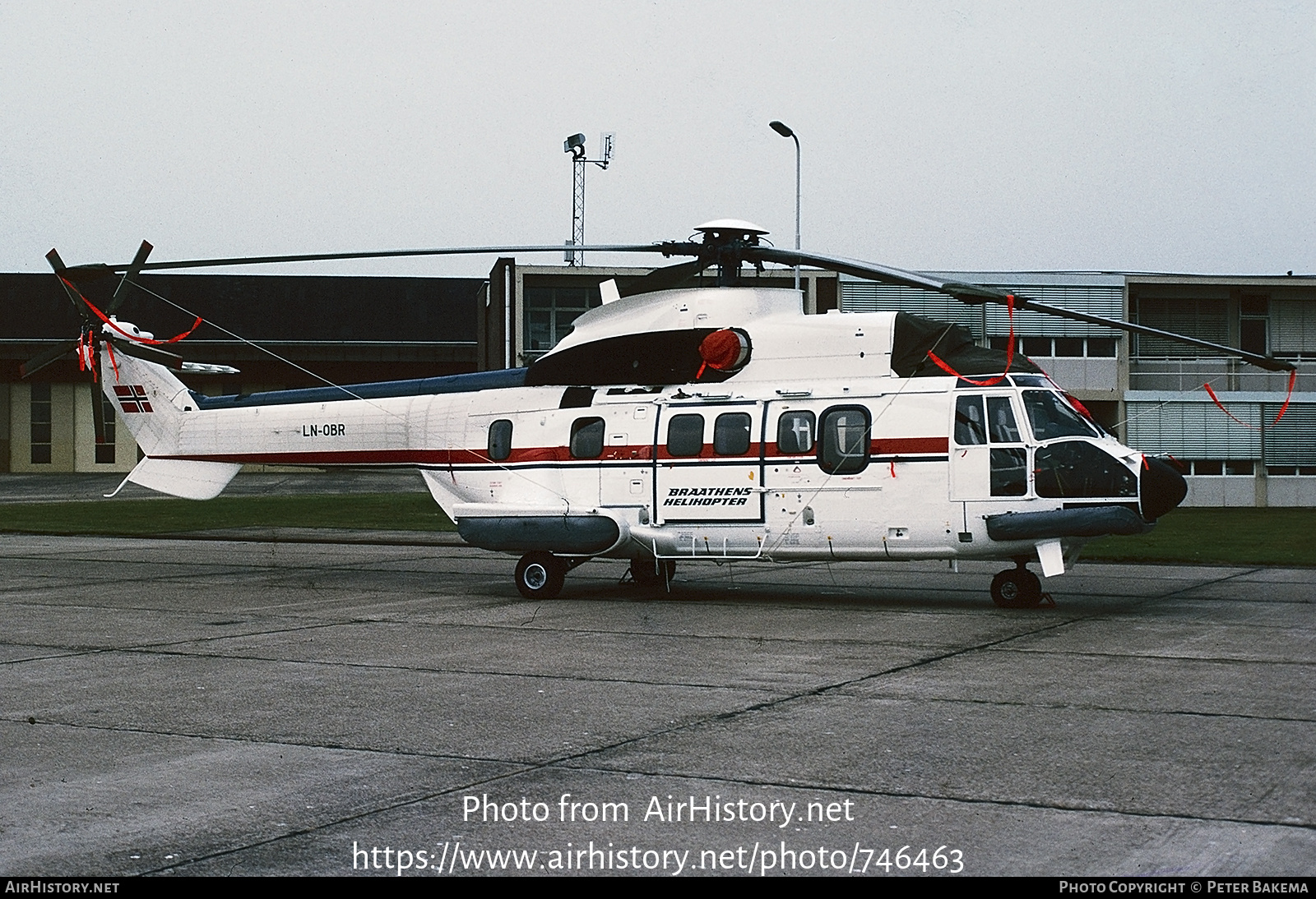 Aircraft Photo of LN-OBR | Aerospatiale AS-332L1 Super Puma | Braathens Helikopter | AirHistory.net #746463