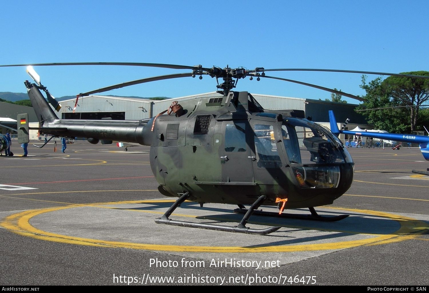 Aircraft Photo of 86+74 | MBB BO-105P1M | Germany - Army | AirHistory.net #746475