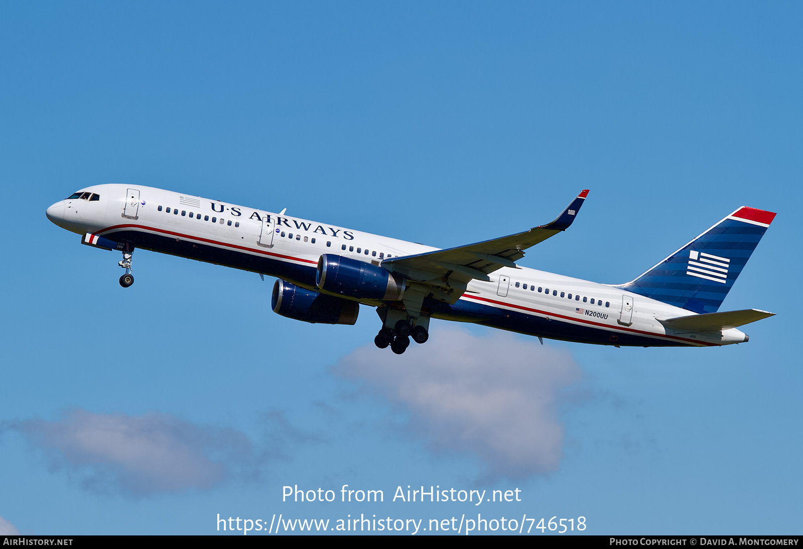 Aircraft Photo of N200UU | Boeing 757-2B7 | US Airways | AirHistory.net #746518