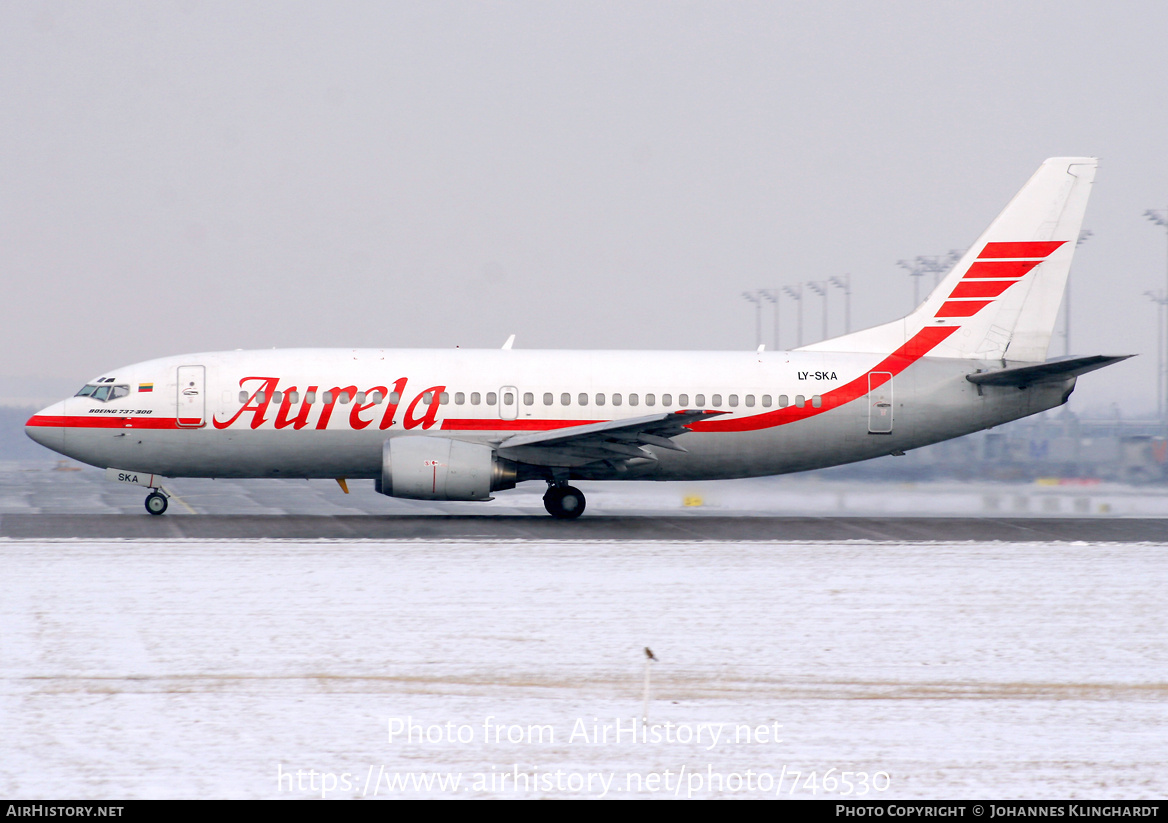 Aircraft Photo of LY-SKA | Boeing 737-35B | Aurela | AirHistory.net #746530