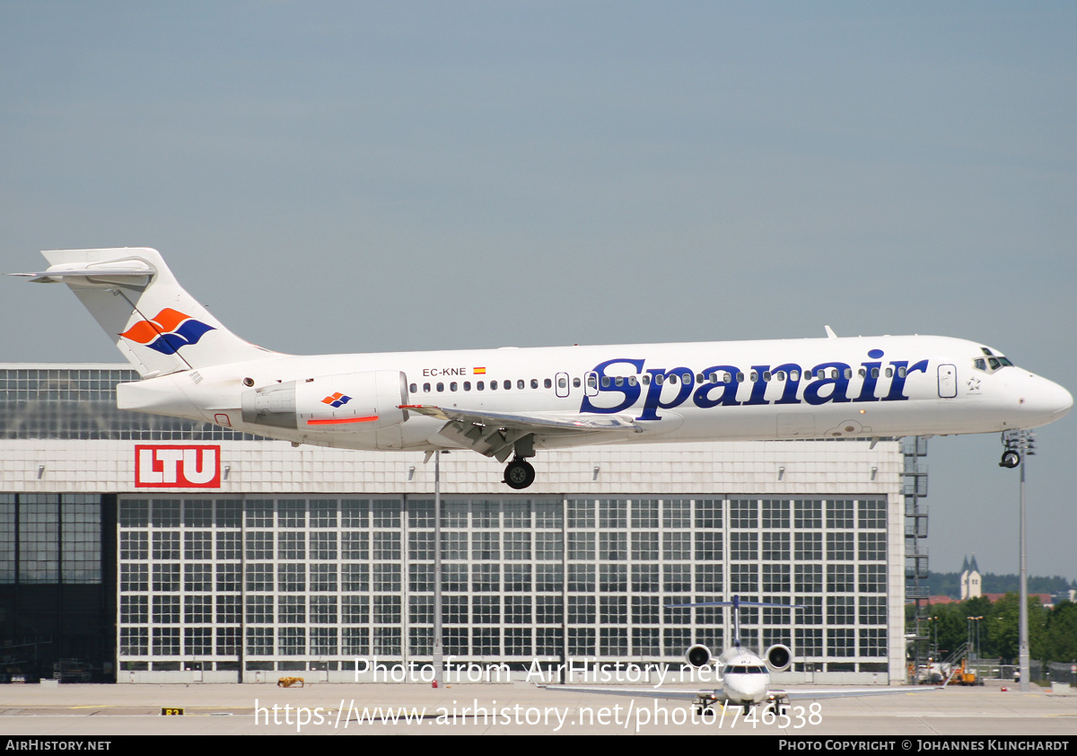 Aircraft Photo of EC-KNE | Boeing 717-23S | Spanair | AirHistory.net #746538