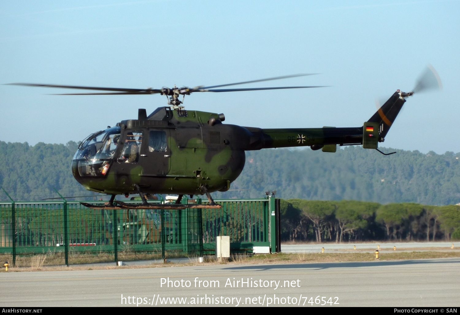 Aircraft Photo of 8654 | MBB BO-105P1 | Germany - Army | AirHistory.net #746542