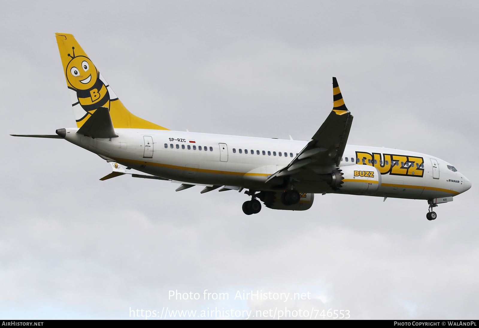 Aircraft Photo of SP-RZC | Boeing 737-8200 Max 200 | Buzz | AirHistory.net #746553