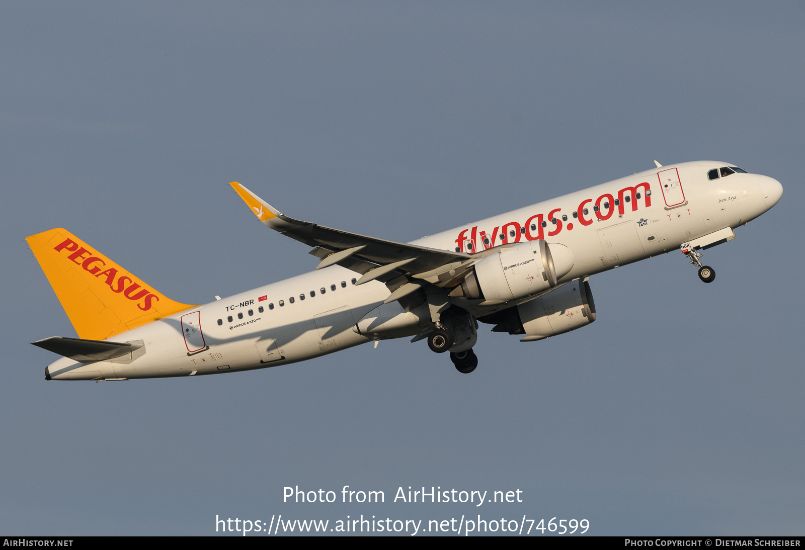 Aircraft Photo of TC-NBR | Airbus A320-251N | Pegasus Airlines | AirHistory.net #746599