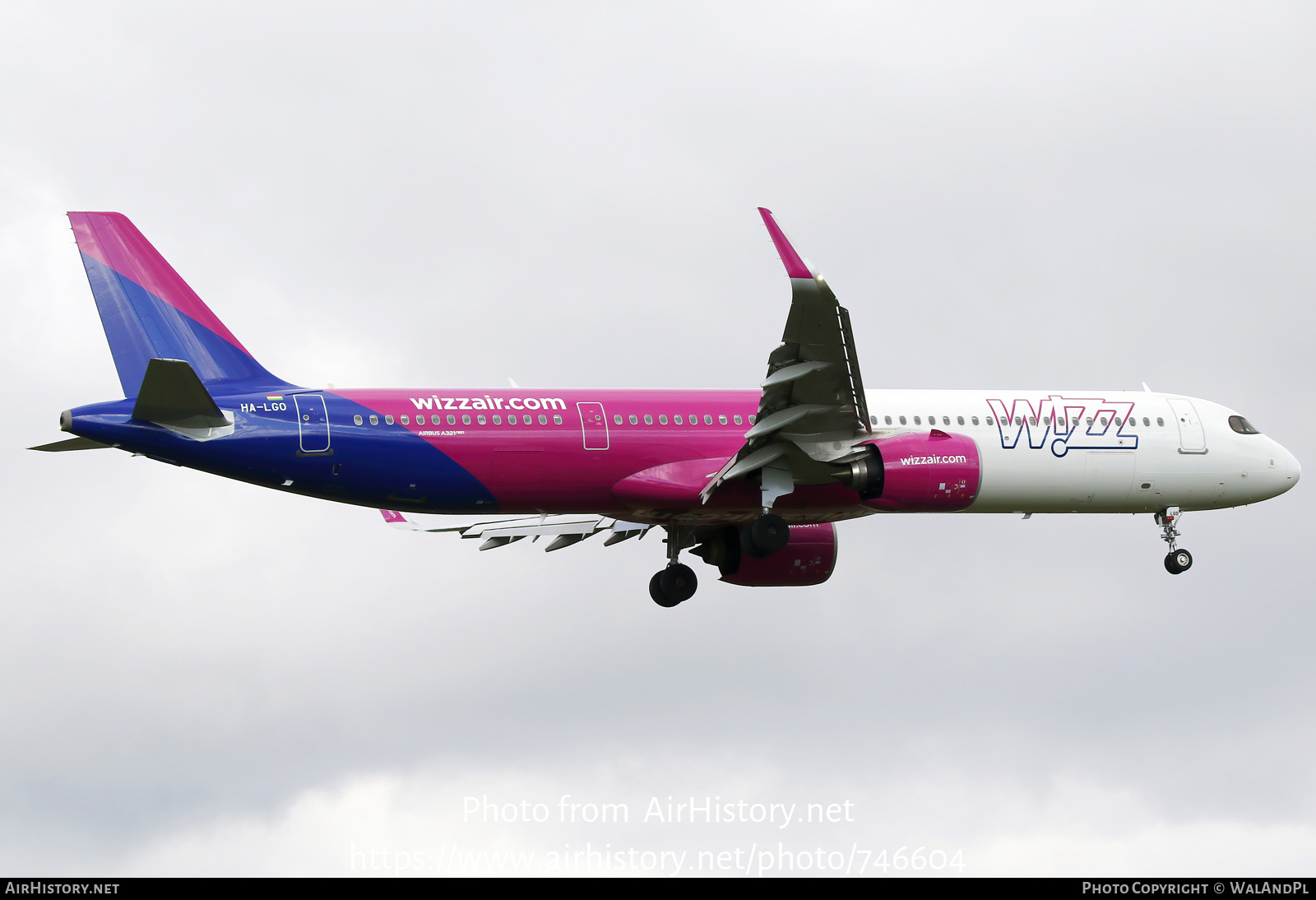 Aircraft Photo of HA-LGO | Airbus A320-271NX | Wizz Air | AirHistory.net #746604