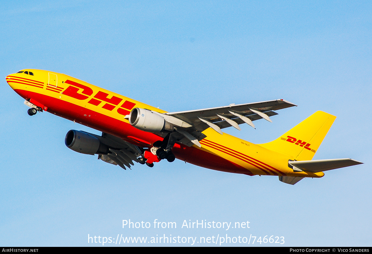 Aircraft Photo of OO-DLT | Airbus A300B4-203(F) | DHL International | AirHistory.net #746623