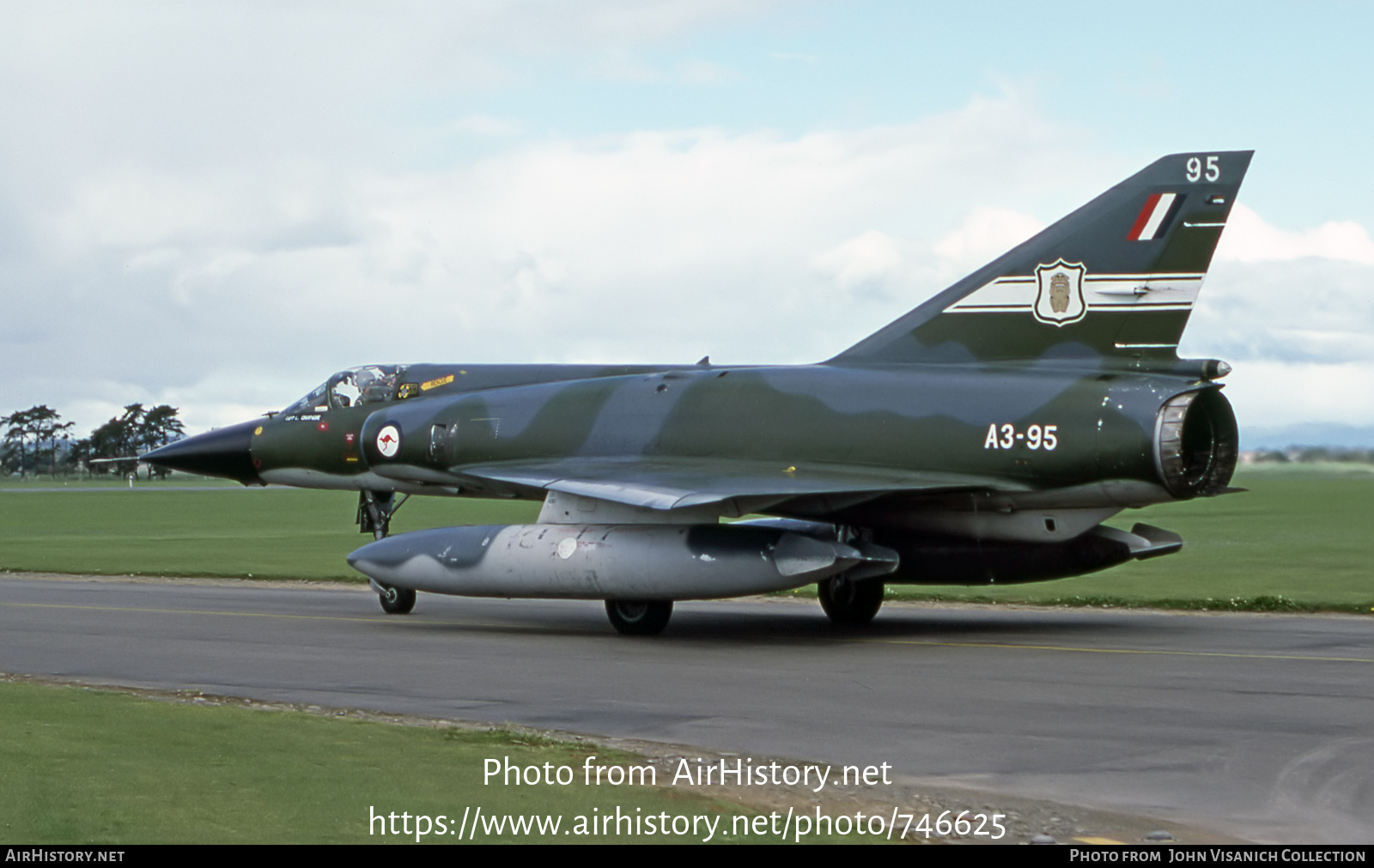 Aircraft Photo of A3-95 | Dassault Mirage IIIO(F/A) | Australia - Air Force | AirHistory.net #746625