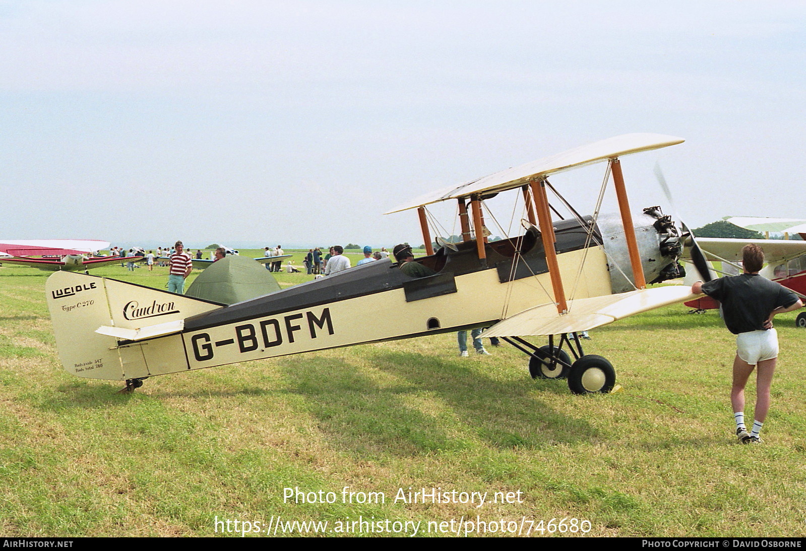 Aircraft Photo of G-BDFM | Caudron C.270 Luciole | AirHistory.net #746680