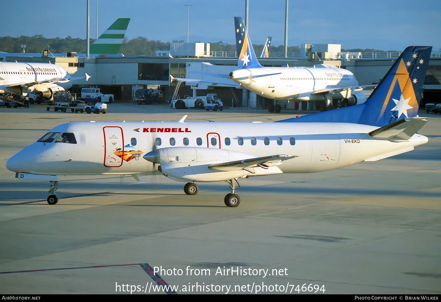 Aircraft Photo of VH-EKD | Saab 340A | Kendell Airlines | AirHistory.net #746694