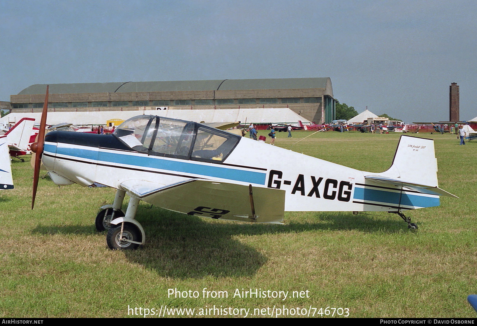 Aircraft Photo of G-AXCG | SAN Jodel D-117 | AirHistory.net #746703