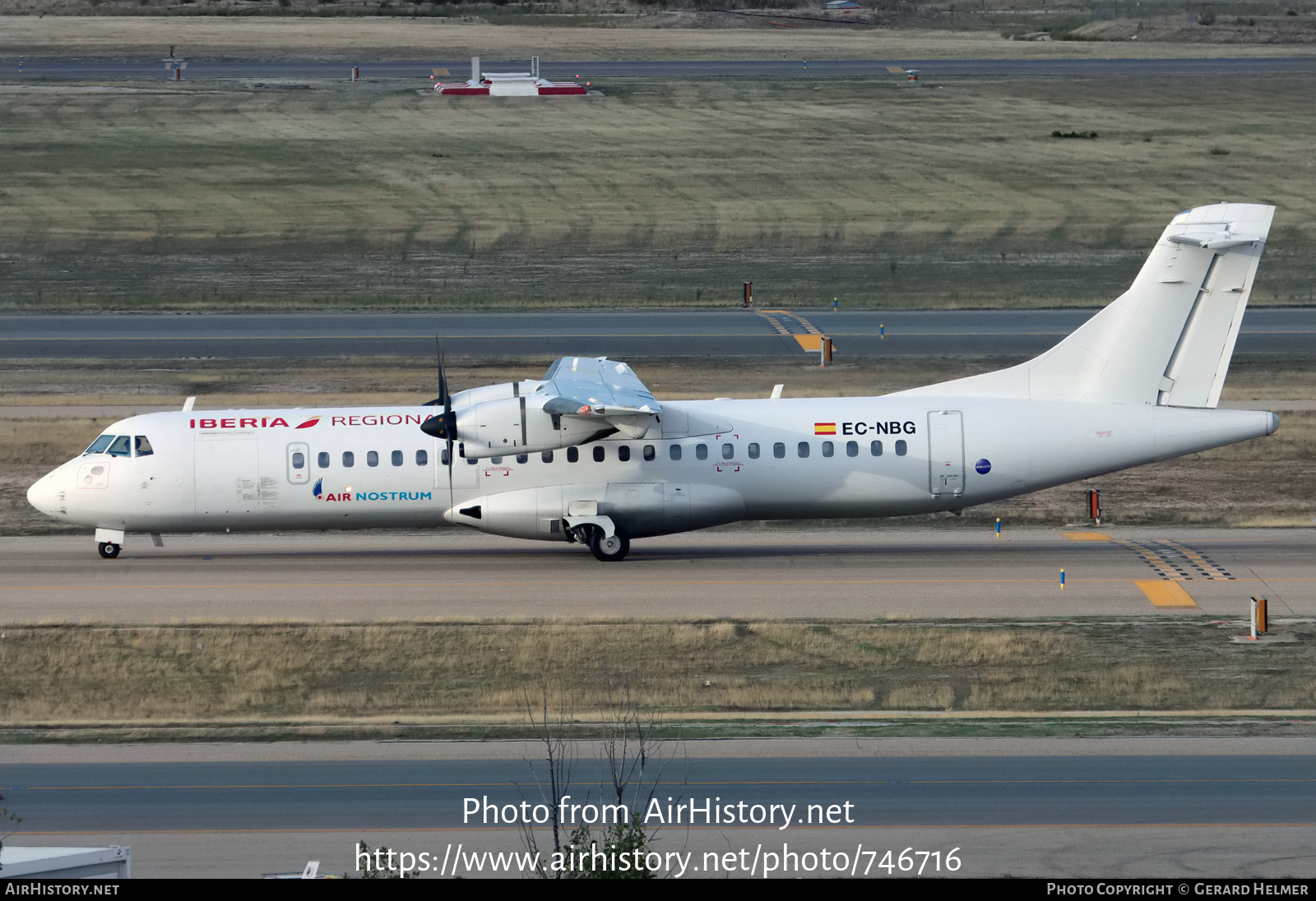 Aircraft Photo of EC-NBG | ATR ATR-72-600 (ATR-72-212A) | Iberia Regional | AirHistory.net #746716