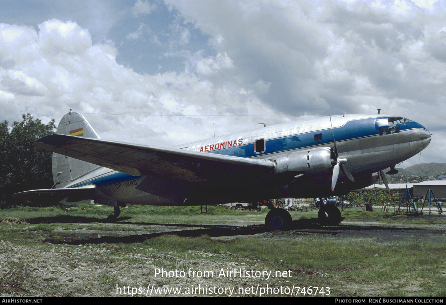 Aircraft Photo of CP-1680 | Curtiss C-46F Commando | Aerominas - Aerovías Las Minas | AirHistory.net #746743