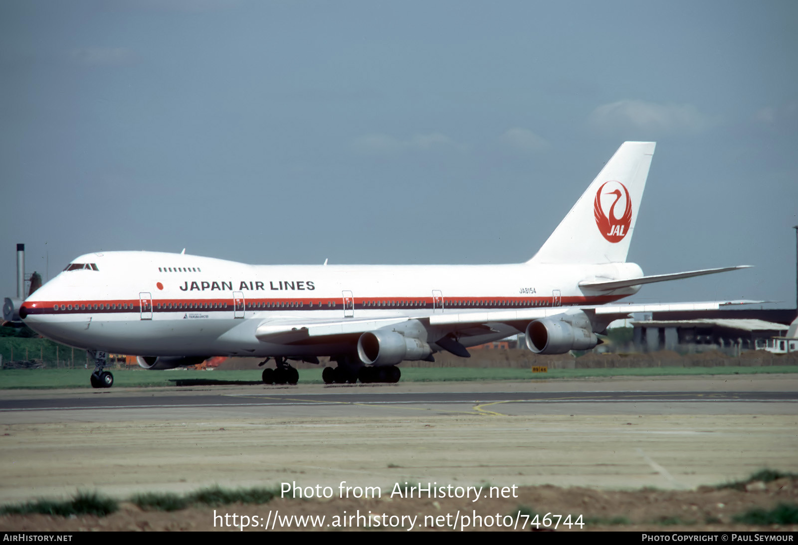 Aircraft Photo of JA8154 | Boeing 747-246B | Japan Air Lines - JAL | AirHistory.net #746744