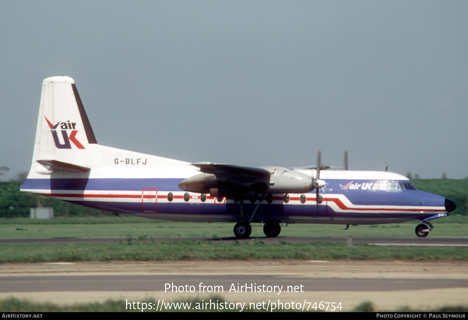 Aircraft Photo of G-BLFJ | Fokker F27-100 Friendship | Air UK | AirHistory.net #746754